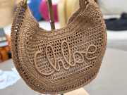 Uubags Chloe Summer Banana Hobo Raffia Bag In Light Brown 36x21.5x2cm - 3