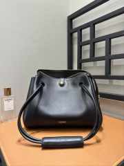 Uubags Loewe medium Madrid bag in black supple calfskin 29x11x23cm - 6