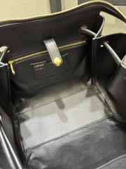 Uubags Loewe medium Madrid bag in black supple calfskin 29x11x23cm - 3