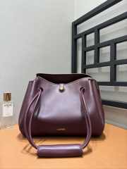 Uubags Loewe medium Madrid bag in dark burgundy supple calfskin 29x11x23cm - 5