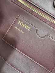 Uubags Loewe medium Madrid bag in dark burgundy supple calfskin 29x11x23cm - 3
