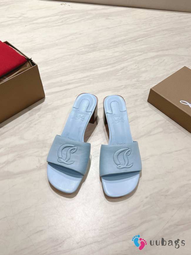 Uubags Louboutin So CL Mule 5cm Mules Sandals In Calf Leather 02 - 1