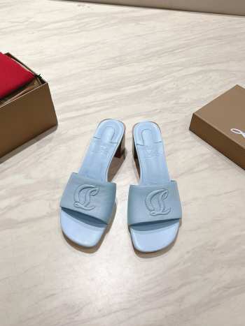 Uubags Louboutin So CL Mule 5cm Mules Sandals In Calf Leather 02