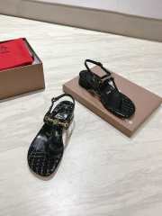 Uubags Christian Louboutin MJ Thong croc-effect leather sandals black - 3
