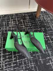 Uubags Bottega Veneta Intrecciato Kitten Heel Slingback Black - 5