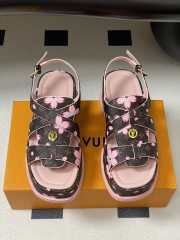 Uubags Louis Vuitton LV x TM LV Sunset Sandal Brown  - 5