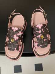 Uubags Louis Vuitton LV x TM LV Sunset Sandal Brown  - 4