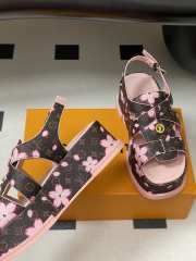 Uubags Louis Vuitton LV x TM LV Sunset Sandal Brown  - 3
