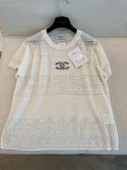 Uubags Chanel Cashmere top in white - 2