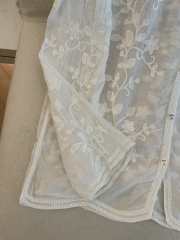 Uubags Chanel white embroidered lace shirt - 5