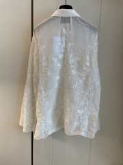 Uubags Chanel white embroidered lace shirt - 6