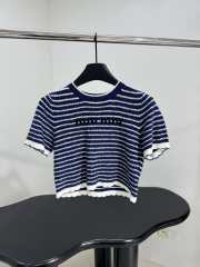 Uubags Miu Miu set knitted striped in blue - 1