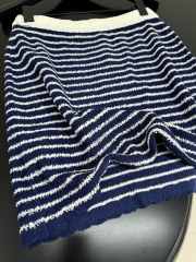 Uubags Miu Miu set knitted striped in blue - 5