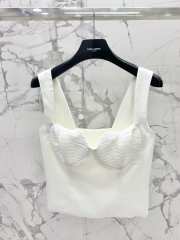 Uubags YSL heart short shirt with long skirt white - 5