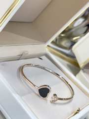 Uubags Chopard Happy Hearts bangle, ethical rose gold, diamonds, onyx - 5