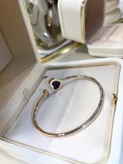 Uubags Chopard Happy Hearts bangle, ethical rose gold, diamonds, onyx - 4