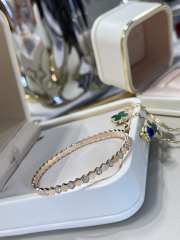 Uubags Chaumet Bee My Love Half Pavé Diamond Bracelet 18K Rose Gold - 4