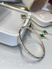 Uubags Chaumet Bee My Love Half Pavé Diamond Bracelet 18K Rose Gold - 3