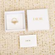 Uubags Dior butterfly gold earrings - 3