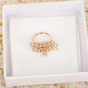Uubags Dior butterfly gold earrings - 2