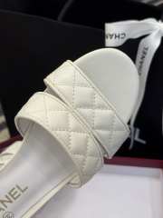 Uubags Chanel Lambskin Mules In White 5cm - 6