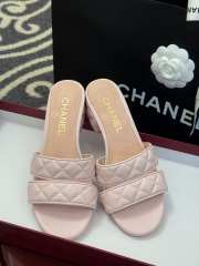 Uubags Chanel Lambskin Mules In Pink 5cm - 4