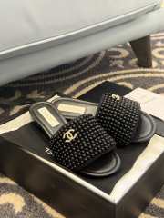 Uubags Chanel flip flop in black  - 5
