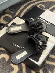 Uubags Chanel flip flop in black  - 4