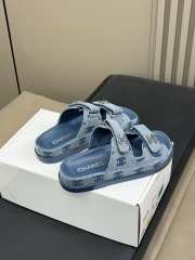 Uubags Chanel Mules Denim Blue - 6