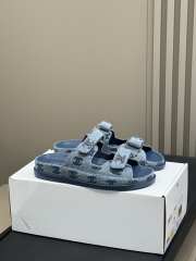 Uubags Chanel Mules Denim Blue - 3