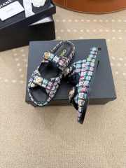 Uubags Chanel Sandals Tweed  - 2