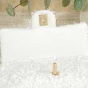 Uubags Chanel Evening Party Bag Fringed Sequins & Gold-Tone Metal In White 14x25x9cm - 6