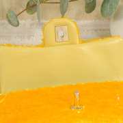Uubags Chanel Flap Bag Fringed Sequins & Gold-Tone Metal In Yellow 14x21x8cm - 6