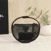 Uubags Chanel Small Clutch with Chain Mesh, Shiny Lambskin & Gold-Tone Metal In Black 10x17.5x9cm - 5