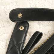 Uubags Chanel Small Clutch with Chain Mesh, Shiny Lambskin & Gold-Tone Metal In Black 10x17.5x9cm - 3