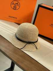 Uubags Hermes bucket raffia hat 02 - 2