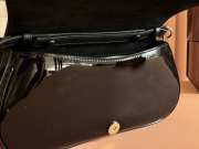 Uubags Gucci Blondie medium shoulder bag in black 29.5x12.5x7cm - 4