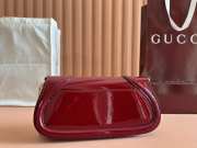 Uubags Gucci Blondie medium shoulder bag in red 29.5x12.5x7cm - 6