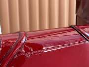 Uubags Gucci Blondie medium shoulder bag in red 29.5x12.5x7cm - 4