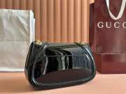 Uubags Gucci Blondie small shoulder bag in black 26.5x16.5x8.5cm - 6