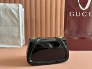 Uubags Gucci Blondie small shoulder bag in black 21.5x11x8cm - 5