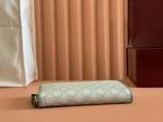 Uubags Gucci Emblem zip around wallet in green 19.5x11x3cm - 4