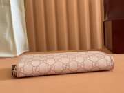 Uubags Gucci Emblem zip around wallet in pink 19.5x11x3cm - 2