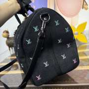 Uubags Louis Vuitton M13966 Keepall Bandoulière blue with gradient effect bag 50x29x23cm - 4