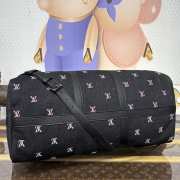 Uubags Louis Vuitton M13966 Keepall Bandoulière blue with gradient effect bag 50x29x23cm - 2