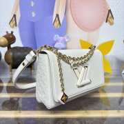 Uubags Louis Vuitton M14341 Twist MM Slim Bag In White 23x16x8cm - 6