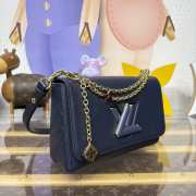 Uubags Louis Vuitton M14341 Twist MM Slim Bag In Navy 23x16x8cm - 6