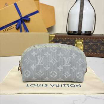 Uubags Louis Vuitton M13751 Cosmetic Pouch PM Bag In Cloudy Gray 19x12x6cm