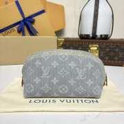 Uubags Louis Vuitton M13751 Cosmetic Pouch PM Bag In Cloudy Gray 19x12x6cm - 3
