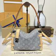 Uubags Louis Vuitton M13285 Side Trunk MM bag silver effect gray 23.5x16x8.5cm - 1